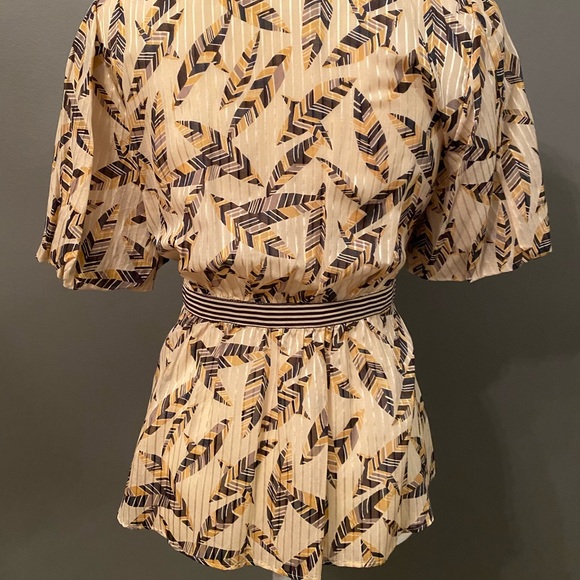 BCBG Maxazria print blouse - Picture 6 of 7